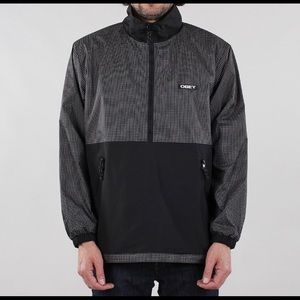 NWT Mens OBEY Nore Pop Over Anorak sz XXL